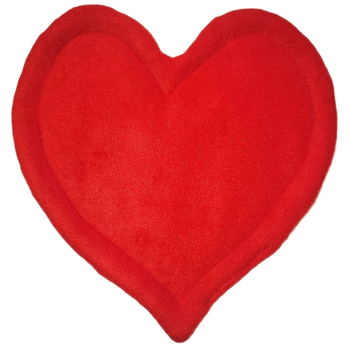 Heart Potty Pad in Red