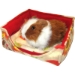 Square Bed in Thankful with one guinea pig