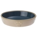 Beige paws stoneware veggie bowl for guinea pigs in blue