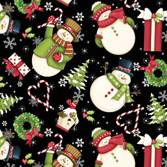 Frosty Friends Black