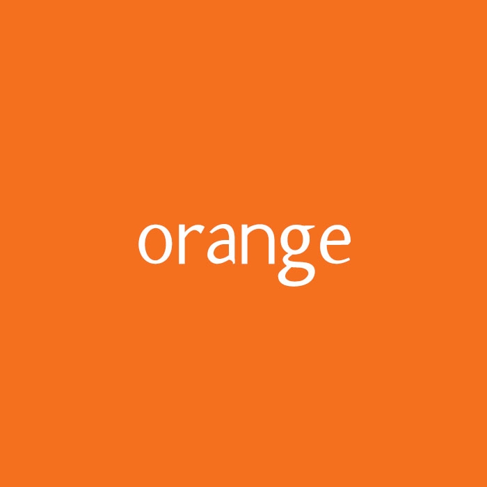 Solid Orange Fleece Fabric